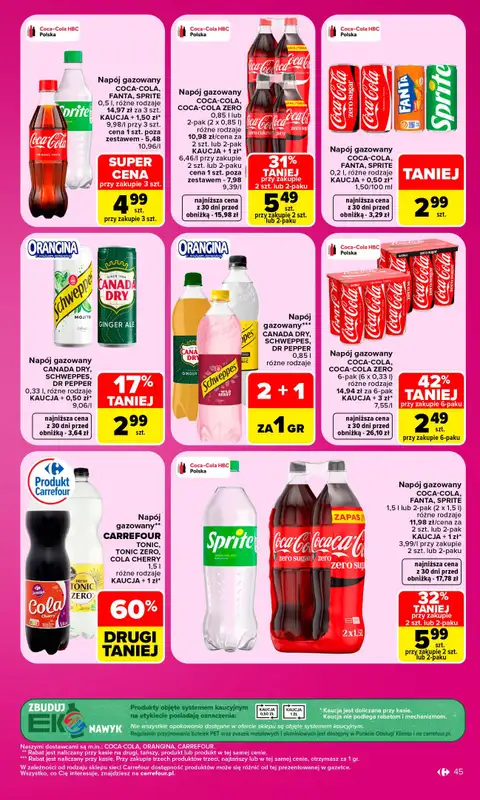 Carrefour Market - gazetka promocyjna Gazetka Carrefour Market od poniedziałku od poniedziałku 12.10 do soboty 17.10 - strona 45