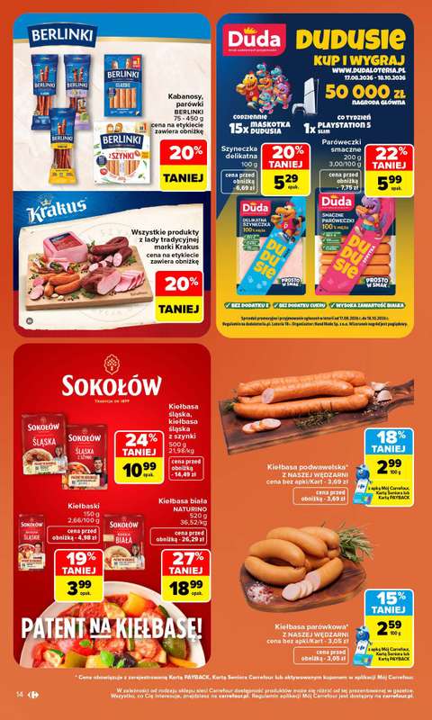Carrefour Market - gazetka promocyjna Gazetka Carrefour Market od poniedziałku od poniedziałku 12.10 do soboty 17.10 - strona 14
