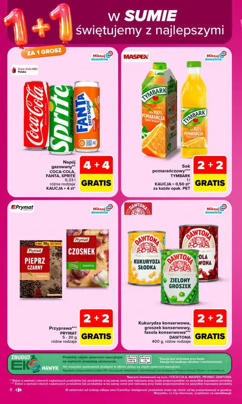 Carrefour Market - gazetka promocyjna Gazetka Carrefour Market od poniedziałku od poniedziałku 12.10 do soboty 17.10 - strona 8