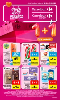 Carrefour Market - gazetka promocyjna Gazetka Carrefour Market od poniedziałku od poniedziałku 12.10 do soboty 17.10