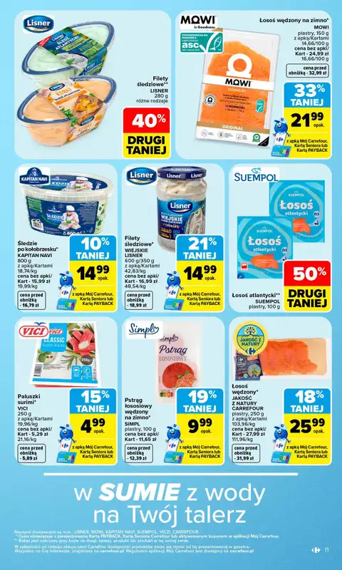 Carrefour Market - gazetka promocyjna Gazetka Carrefour Market od poniedziałku od poniedziałku 12.10 do soboty 17.10 - strona 11