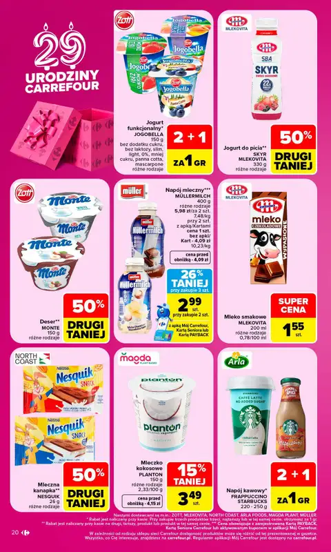 Carrefour Market - gazetka promocyjna Gazetka Carrefour Market od poniedziałku od poniedziałku 12.10 do soboty 17.10 - strona 20