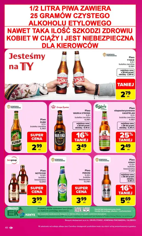 Carrefour Market - gazetka promocyjna Gazetka Carrefour Market od poniedziałku od poniedziałku 12.10 do soboty 17.10 - strona 48