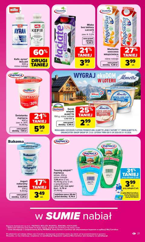 Carrefour Market - gazetka promocyjna Gazetka Carrefour Market od poniedziałku od poniedziałku 12.10 do soboty 17.10 - strona 21