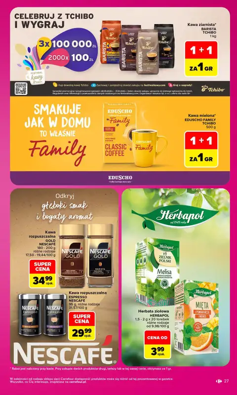 Carrefour Market - gazetka promocyjna Gazetka Carrefour Market od poniedziałku od poniedziałku 12.10 do soboty 17.10 - strona 27