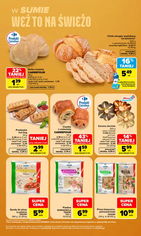 Carrefour Market - gazetka promocyjna Gazetka Weź to na świeżo od poniedziałku 12.10 do soboty 17.10 - strona 3