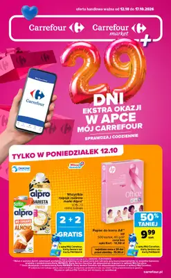Carrefour Market - gazetka promocyjna Gazetka Codziennie ekstra okazje od poniedziałku 12.10 do soboty 17.10