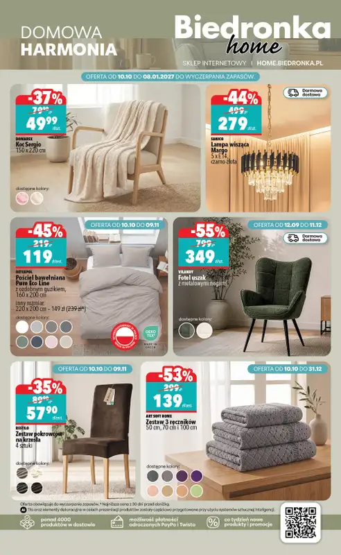 Biedronka Home - gazetka promocyjna Najlepsze oferty od soboty 10.10 do piątku 08.01 - strona 5