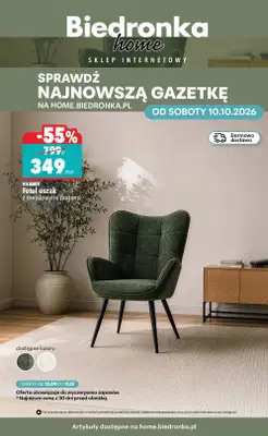 Biedronka Home - gazetka promocyjna Najlepsze oferty od soboty 10.10 do piątku 08.01