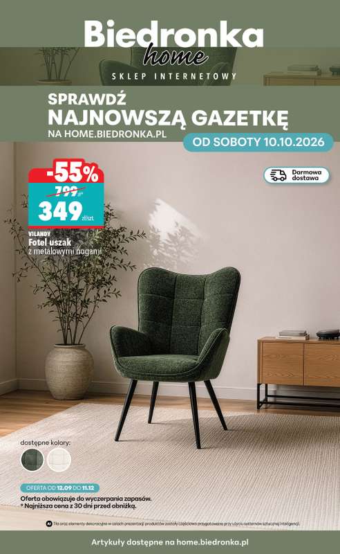 Biedronka Home - gazetka promocyjna Najlepsze oferty od soboty 10.10 do piątku 08.01