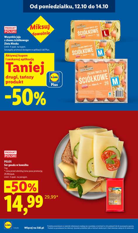 Lidl - gazetka promocyjna Od poniedziałku od poniedziałku 12.10 do środy 14.10 - strona 14