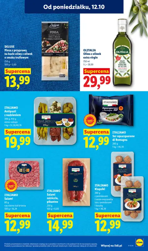 Lidl - gazetka promocyjna Od poniedziałku od poniedziałku 12.10 do środy 14.10 - strona 63