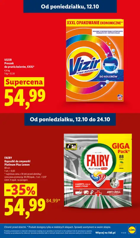 Lidl - gazetka promocyjna Od poniedziałku od poniedziałku 12.10 do środy 14.10 - strona 25