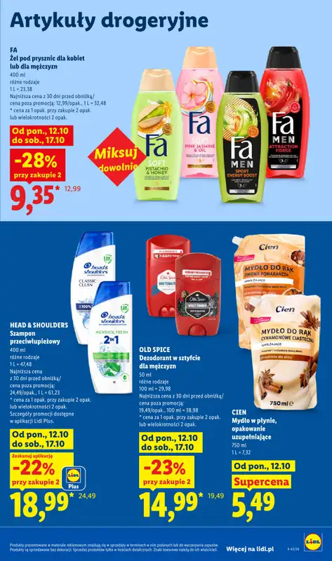 Lidl - gazetka promocyjna Od poniedziałku od poniedziałku 12.10 do środy 14.10 - strona 107