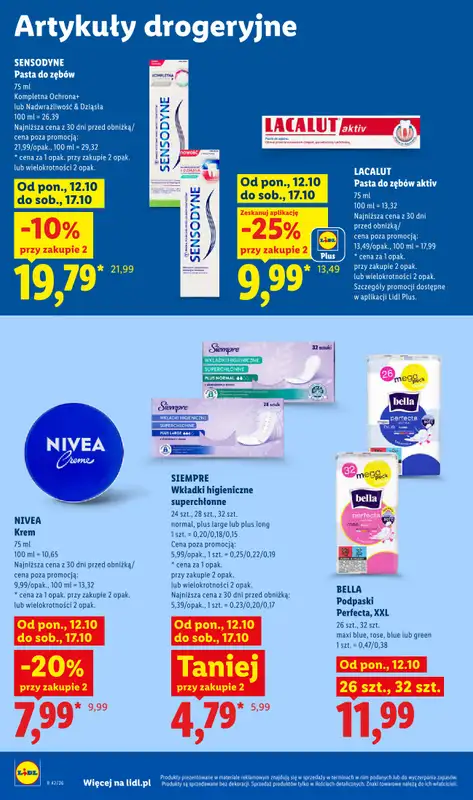 Lidl - gazetka promocyjna Od poniedziałku od poniedziałku 12.10 do środy 14.10 - strona 106