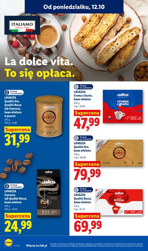 Lidl - gazetka promocyjna Od poniedziałku od poniedziałku 12.10 do środy 14.10 - strona 64