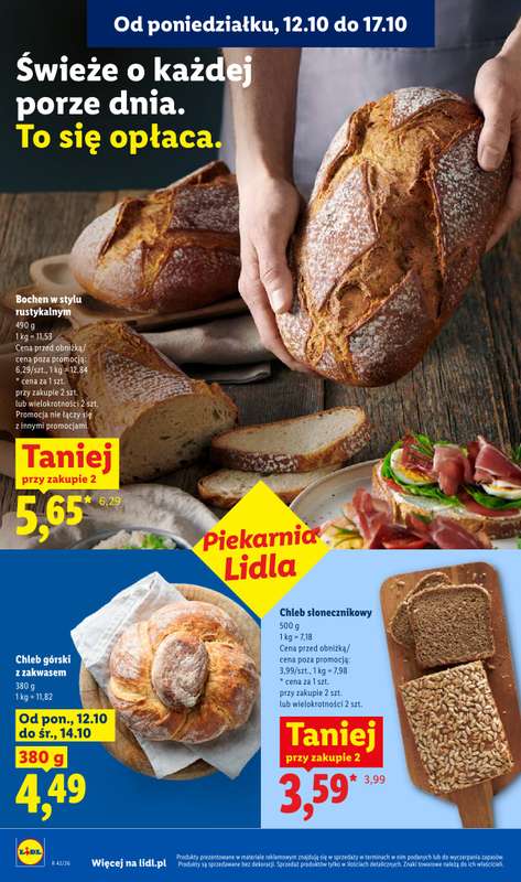 Lidl - gazetka promocyjna Od poniedziałku od poniedziałku 12.10 do środy 14.10 - strona 56
