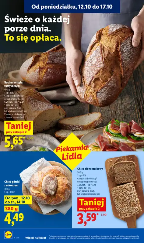 Lidl - gazetka promocyjna Od poniedziałku od poniedziałku 12.10 do środy 14.10 - strona 56