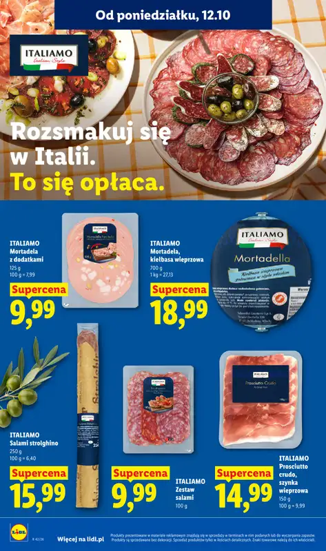 Lidl - gazetka promocyjna Od poniedziałku od poniedziałku 12.10 do środy 14.10 - strona 62