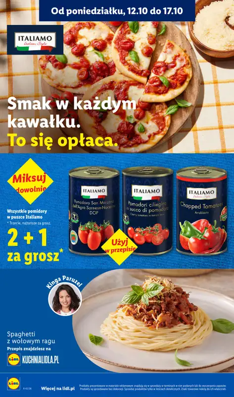 Lidl - gazetka promocyjna Od poniedziałku od poniedziałku 12.10 do środy 14.10 - strona 60