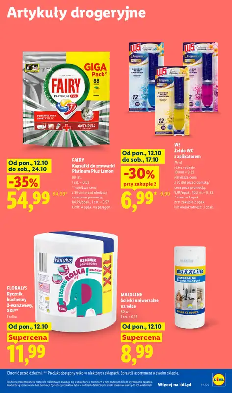 Lidl - gazetka promocyjna Od poniedziałku od poniedziałku 12.10 do środy 14.10 - strona 109