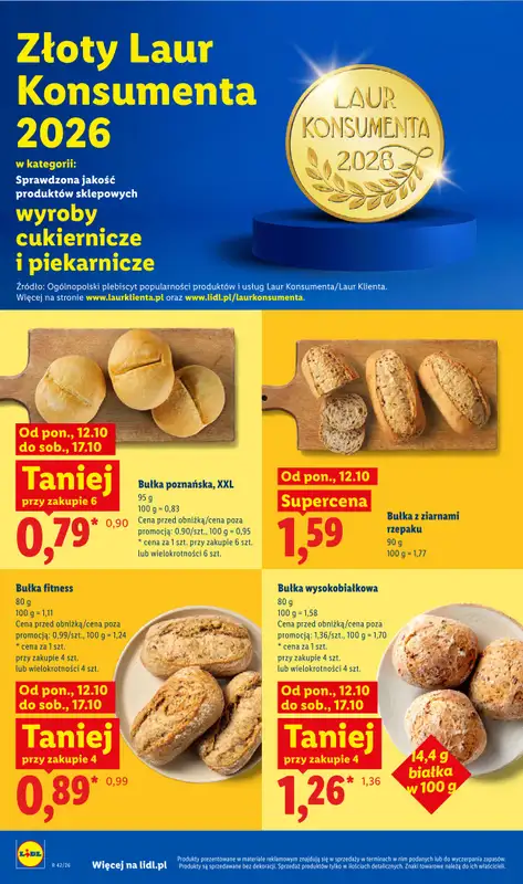 Lidl - gazetka promocyjna Od poniedziałku od poniedziałku 12.10 do środy 14.10 - strona 54