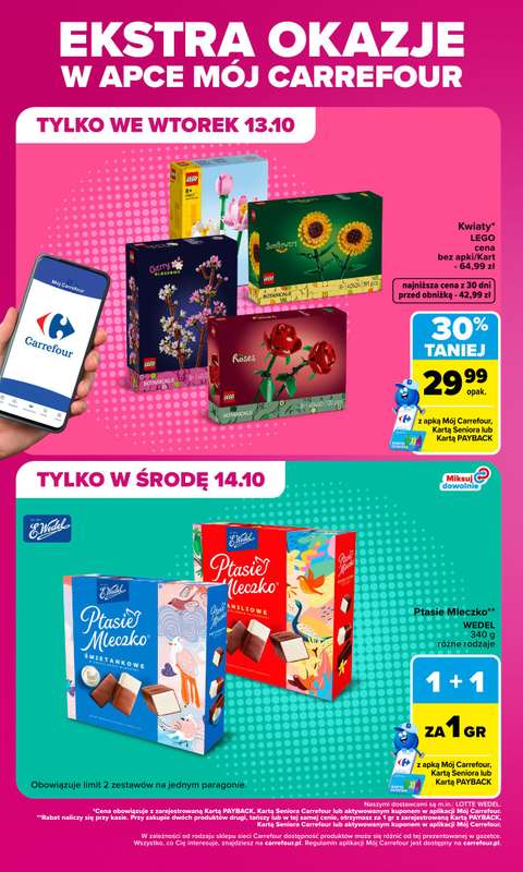 Carrefour - gazetka promocyjna W sumie idealne na Dzień Nauczyciela od poniedziałku 12.10 do środy 14.10 - strona 2