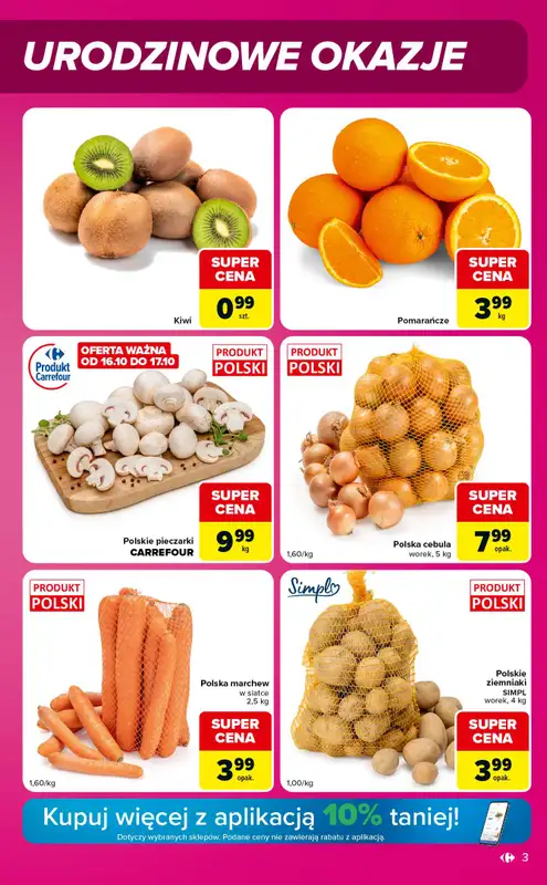 Carrefour Market - gazetka promocyjna W sumie urodzinowe okazje   - strona 3