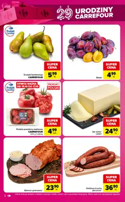 Carrefour Market - gazetka promocyjna W sumie urodzinowe okazje od wtorku 13.10 do poniedziałku 19.10 - strona 2