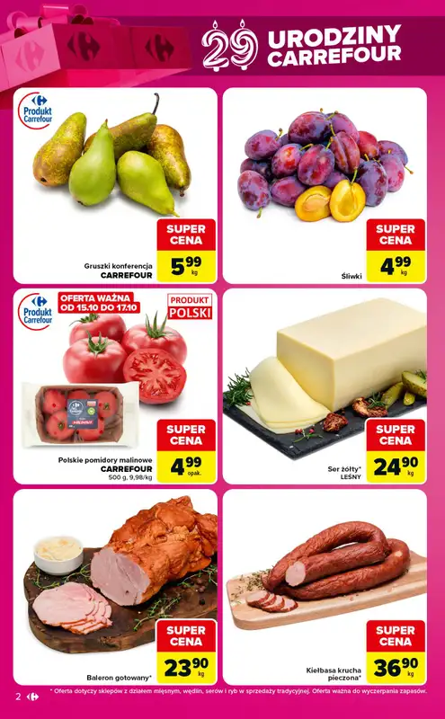 Carrefour Market - gazetka promocyjna W sumie urodzinowe okazje   - strona 2