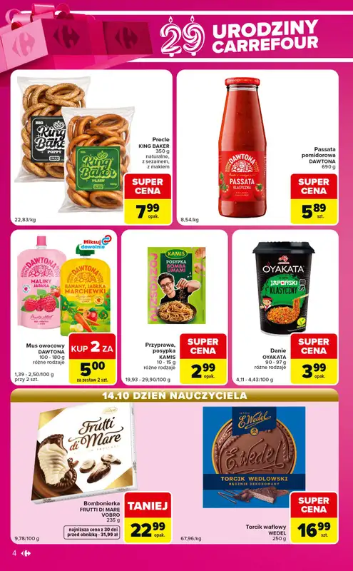 Carrefour Express - gazetka promocyjna Gazetka ekspresowe zakupy od wtorku 13.10 do poniedziałku 19.10 - strona 4
