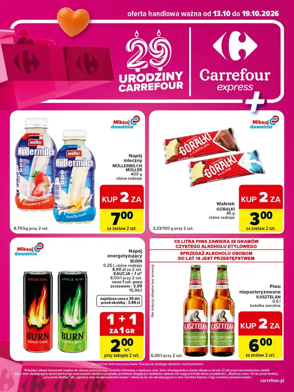 Carrefour Express - gazetka promocyjna Gazetka Express od wtorku 13.10 do poniedziałku 19.10 - strona 2