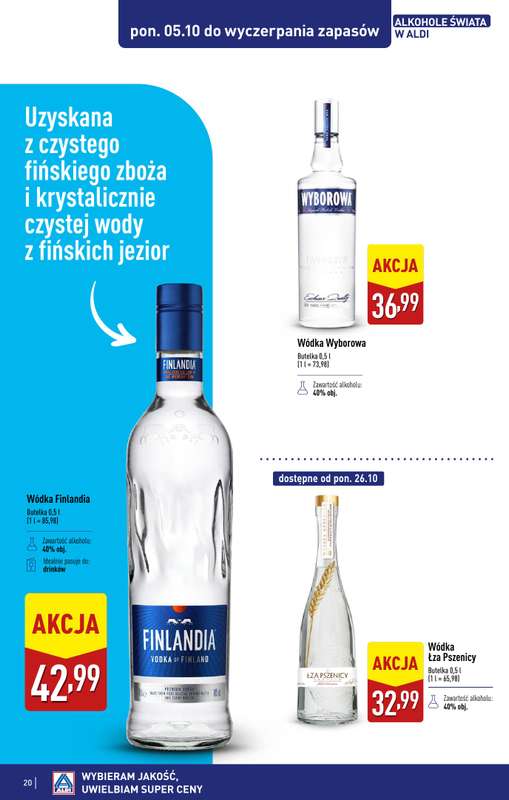 Aldi - gazetka promocyjna Świat alkoholi od poniedziałku 05.10 do soboty 31.10 - strona 21