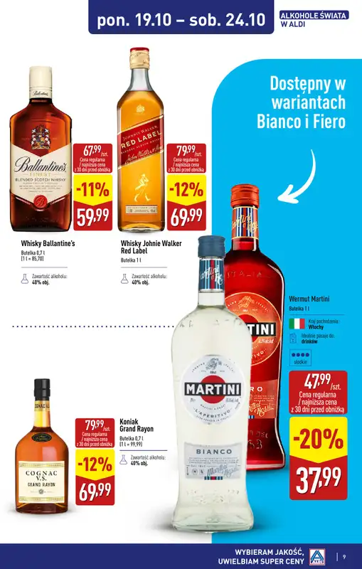 Aldi - gazetka promocyjna Świat alkoholi od poniedziałku 05.10 do soboty 31.10 - strona 10