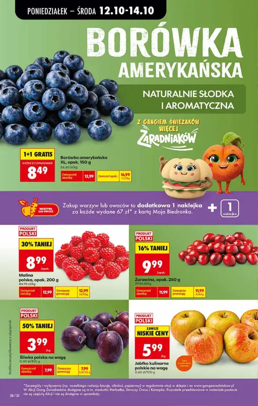 Biedronka - gazetka promocyjna Od poniedziałku od poniedziałku 12.10 do soboty 17.10 - strona 20