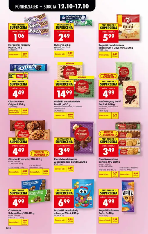 Biedronka - gazetka promocyjna Od poniedziałku od poniedziałku 12.10 do soboty 17.10 - strona 46