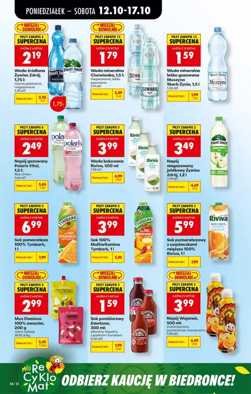 Biedronka - gazetka promocyjna Od poniedziałku, Z ladą tradycyjną od poniedziałku 12.10 do soboty 17.10 - strona 50