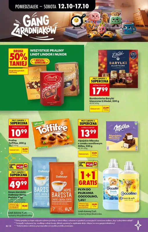 Biedronka - gazetka promocyjna Od poniedziałku, Z ladą tradycyjną od poniedziałku 12.10 do soboty 17.10 - strona 30