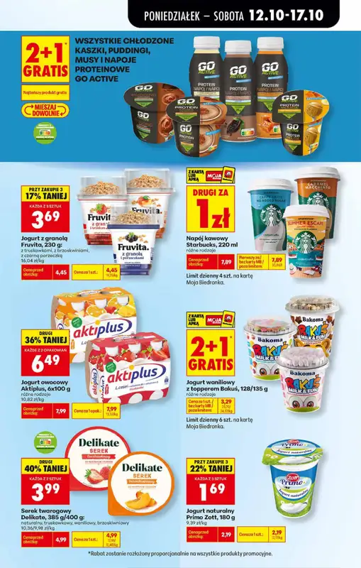 Biedronka - gazetka promocyjna Od poniedziałku, Z ladą tradycyjną od poniedziałku 12.10 do soboty 17.10 - strona 39