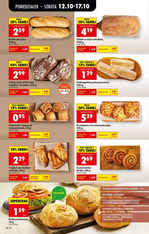 Biedronka - gazetka promocyjna Od poniedziałku, Z ladą tradycyjną od poniedziałku 12.10 do soboty 17.10 - strona 34