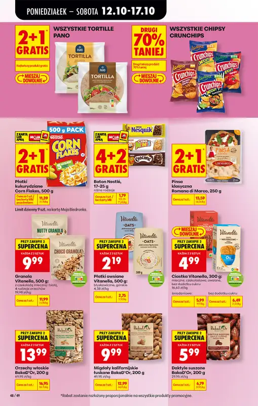 Biedronka - gazetka promocyjna Od poniedziałku od poniedziałku 12.10 do soboty 17.10 - strona 72