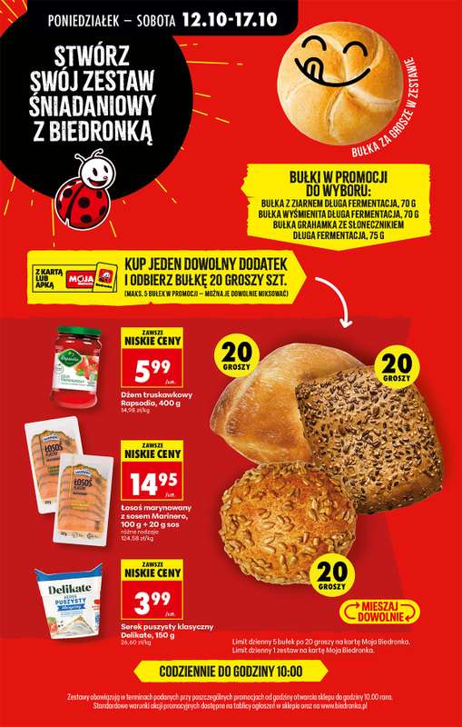 Biedronka - gazetka promocyjna Od poniedziałku, Z ladą tradycyjną od poniedziałku 12.10 do soboty 17.10 - strona 57