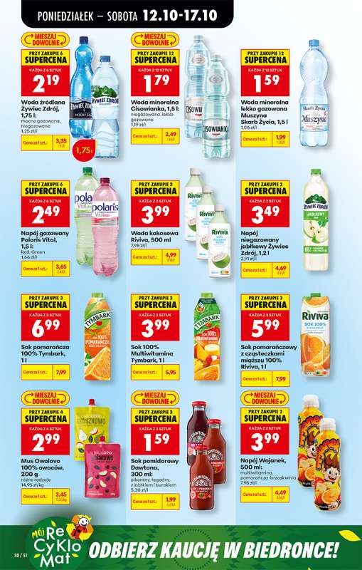 Biedronka - gazetka promocyjna Od poniedziałku, Z ladą tradycyjną od poniedziałku 12.10 do soboty 17.10 - strona 76