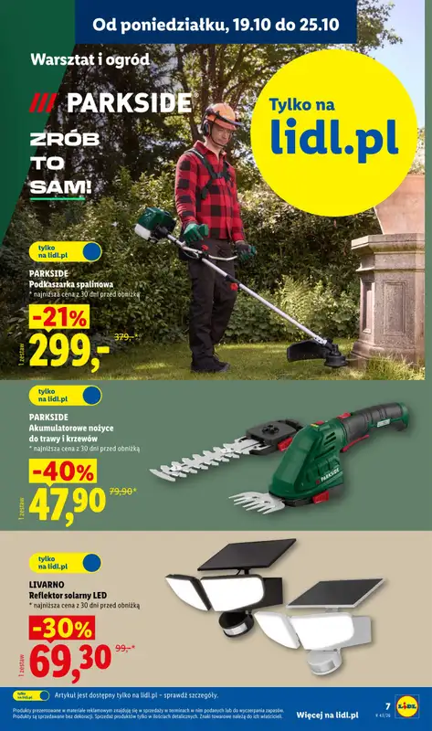 Lidl - gazetka promocyjna Katalog od poniedziałku 19.10 do soboty 24.10 - strona 7