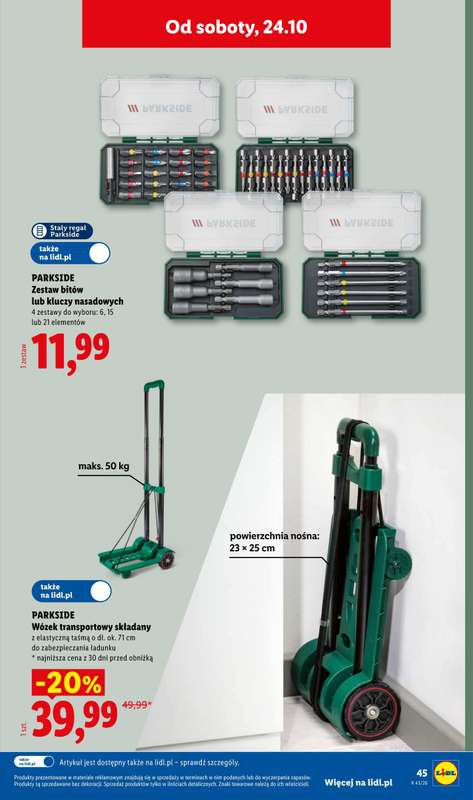 Lidl - gazetka promocyjna Katalog od poniedziałku 19.10 do soboty 24.10 - strona 55