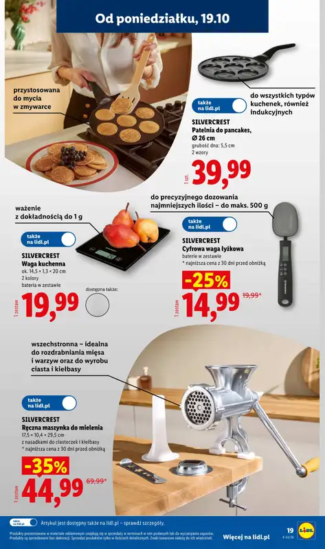Lidl - gazetka promocyjna Katalog od poniedziałku 19.10 do soboty 24.10 - strona 19