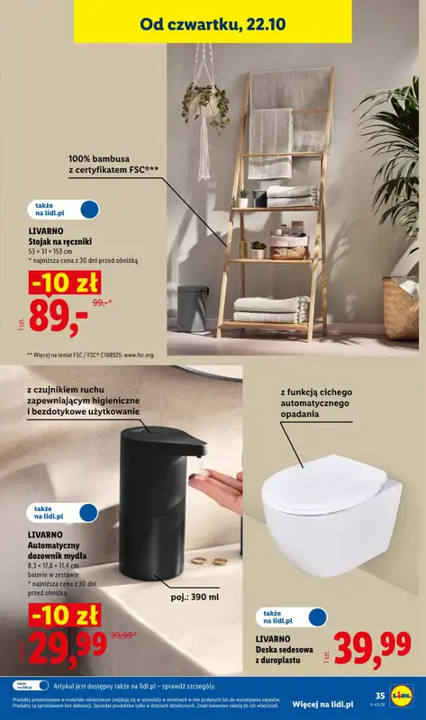 Lidl - gazetka promocyjna Katalog od poniedziałku 19.10 do soboty 24.10 - strona 45