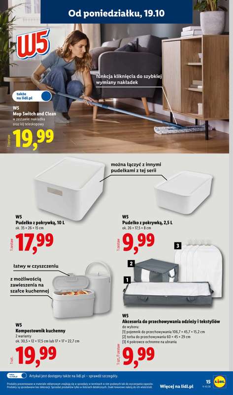 Lidl - gazetka promocyjna Katalog od poniedziałku 19.10 do soboty 24.10 - strona 15