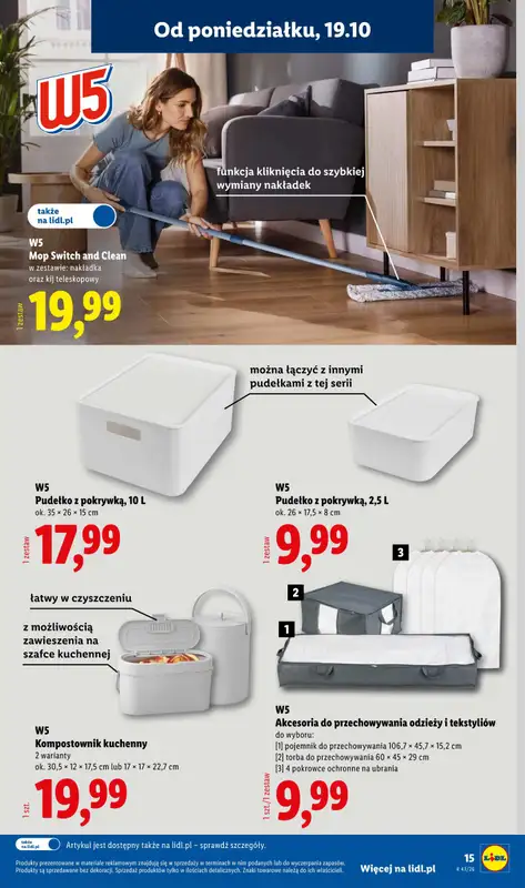 Lidl - gazetka promocyjna Katalog od poniedziałku 19.10 do soboty 24.10 - strona 15