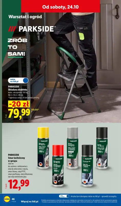 Lidl - gazetka promocyjna Katalog od poniedziałku 19.10 do soboty 24.10 - strona 56